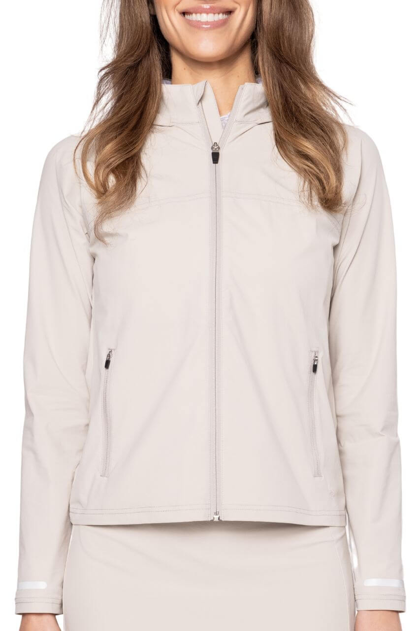 Khaki Be An Athlete Hooded Jacket