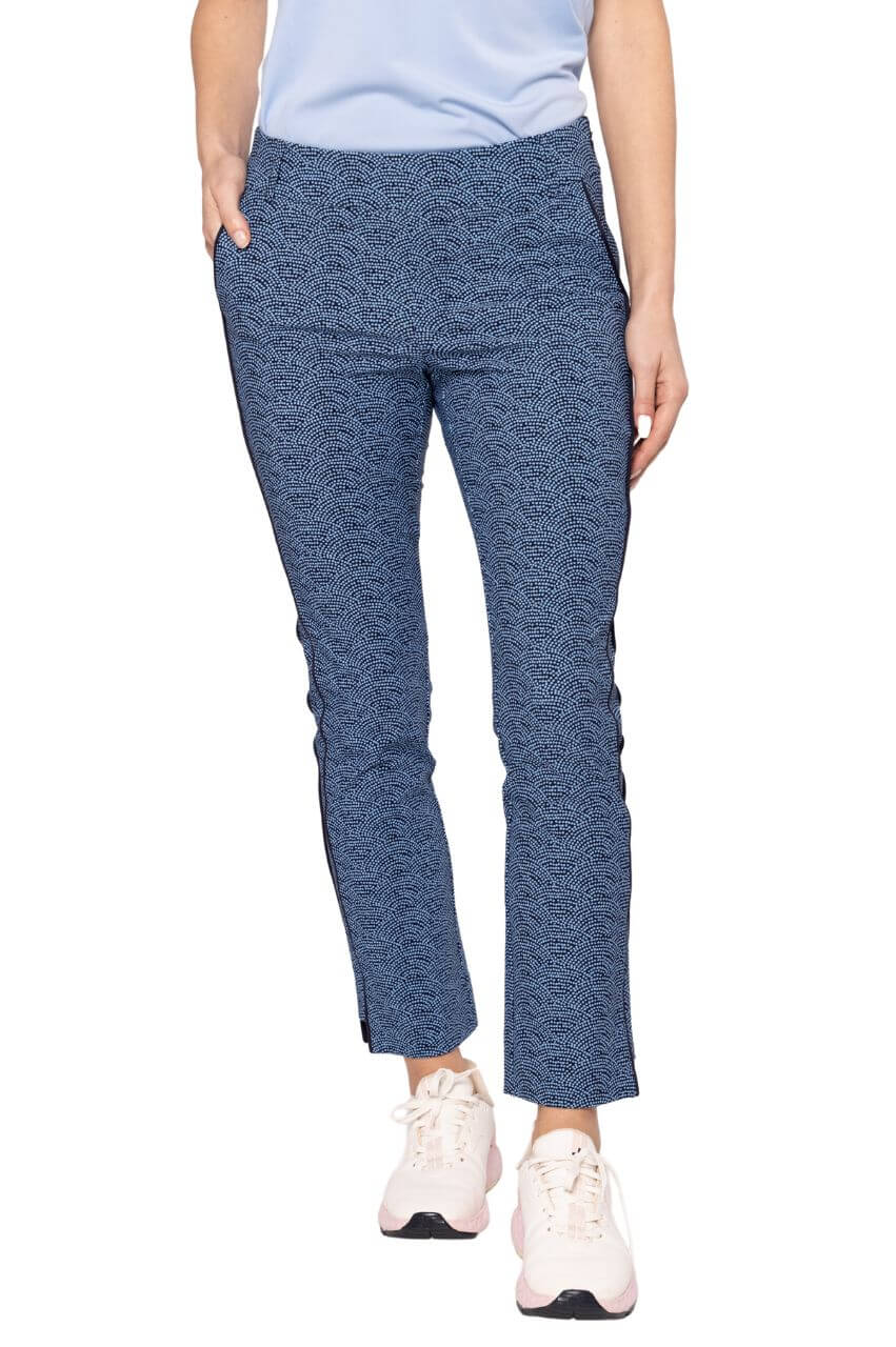 Mini Swirl Stretch Ankle Pant