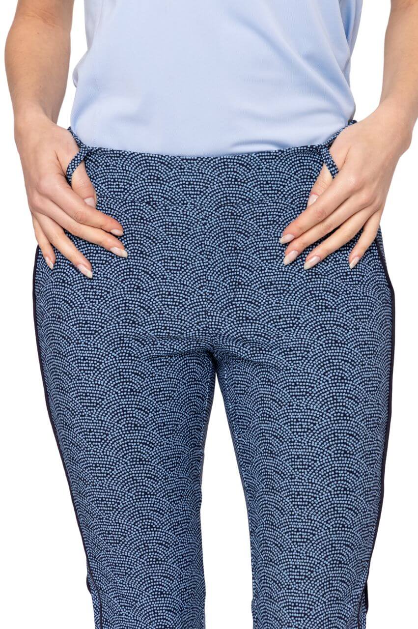 Mini Swirl Stretch Ankle Pant