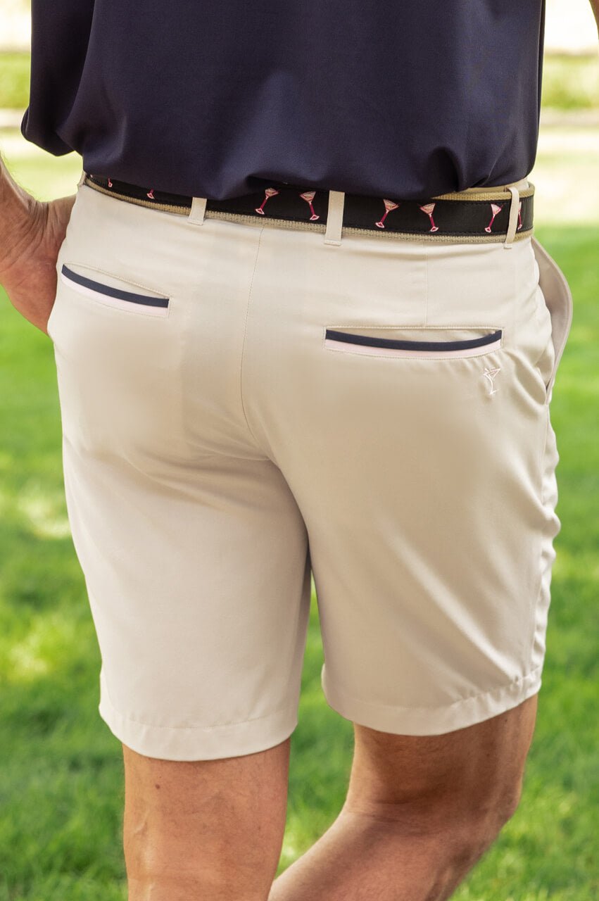 Men's Khaki Performance Golf Shorts – Golftini Events