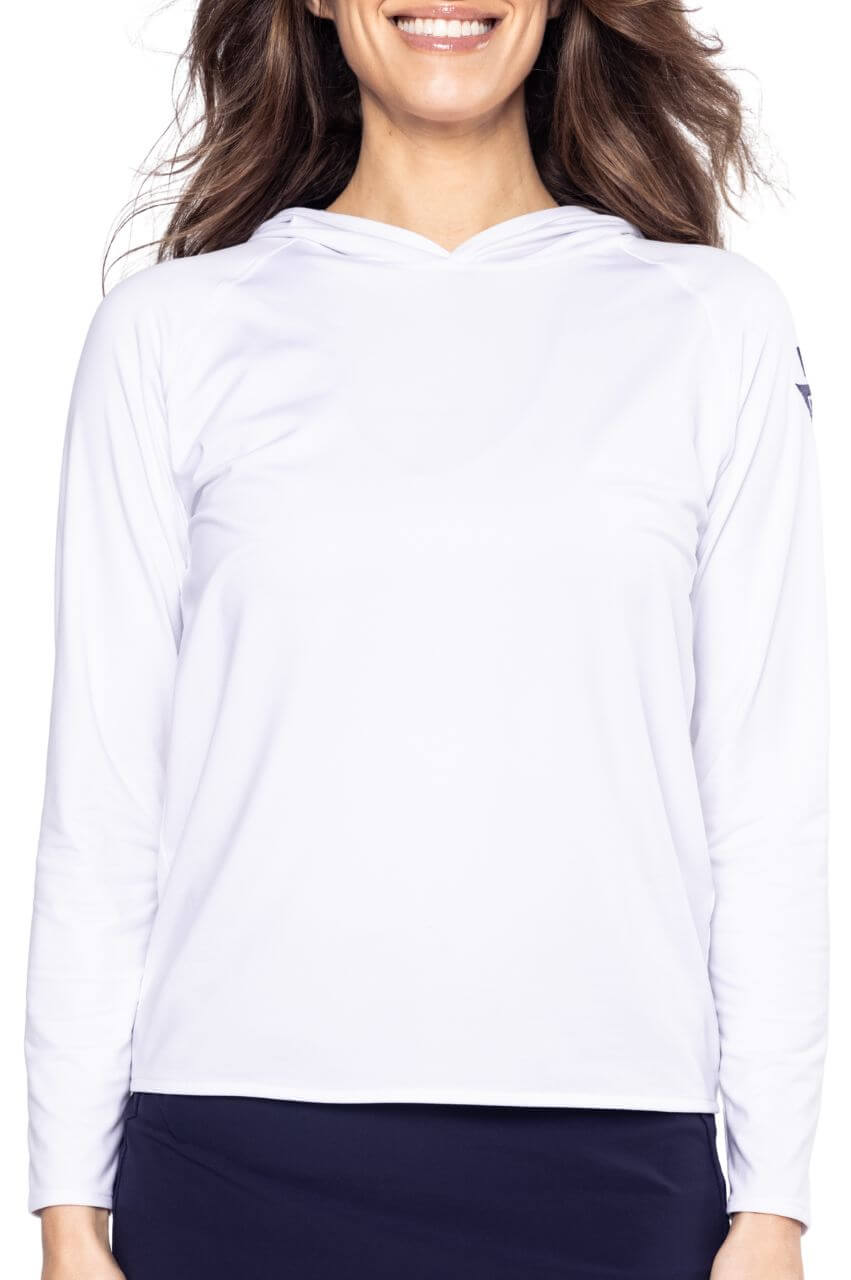 White/Navy Martini Hoodie