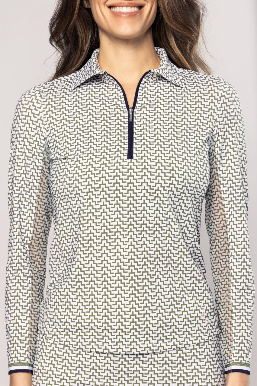 Vespa Long Sleeve Cool Girl Polo