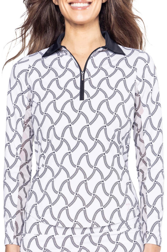 Simply Elegant Long Sleeve Cool Girl Polo