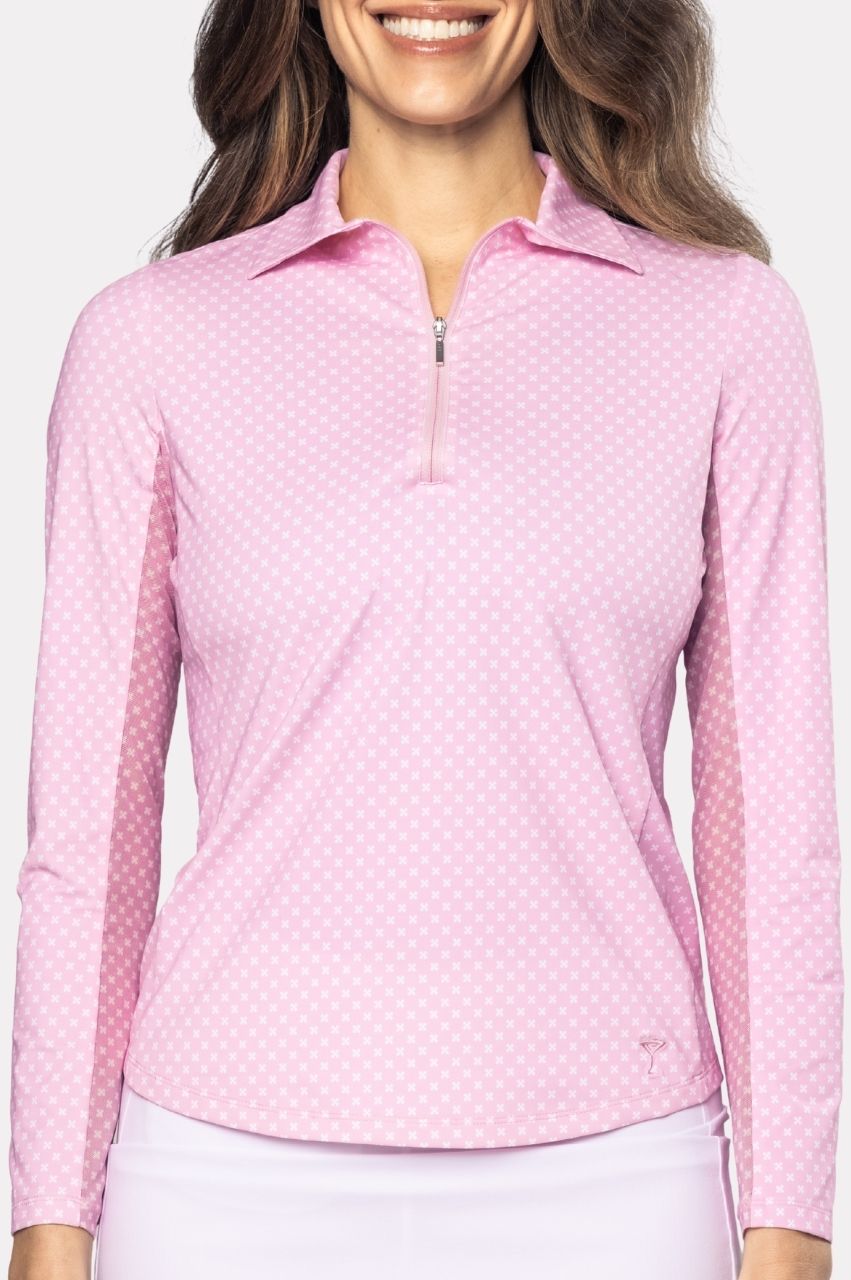 Rosé Long Sleeve Cool Girl Polo