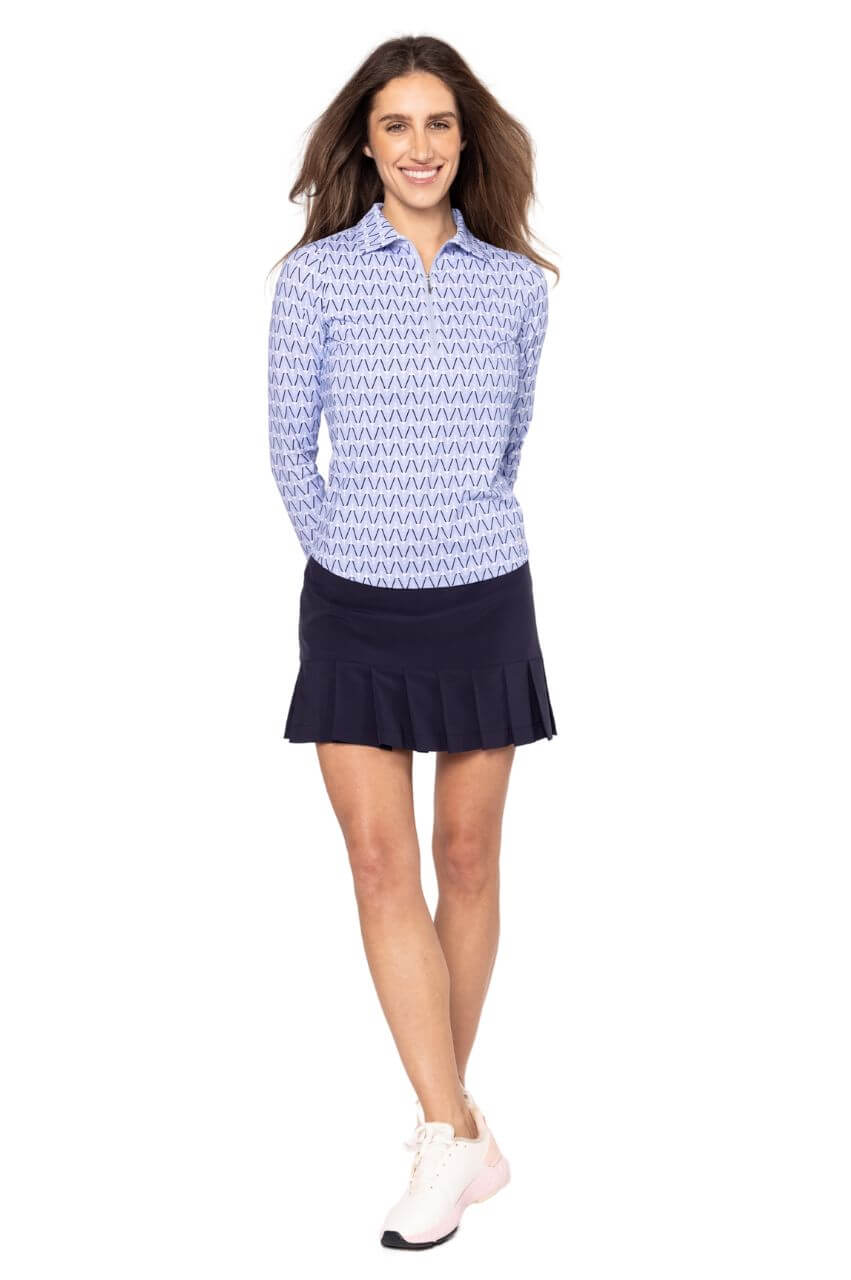 Nauti and Nice Long Sleeve Cool Girl Polo
