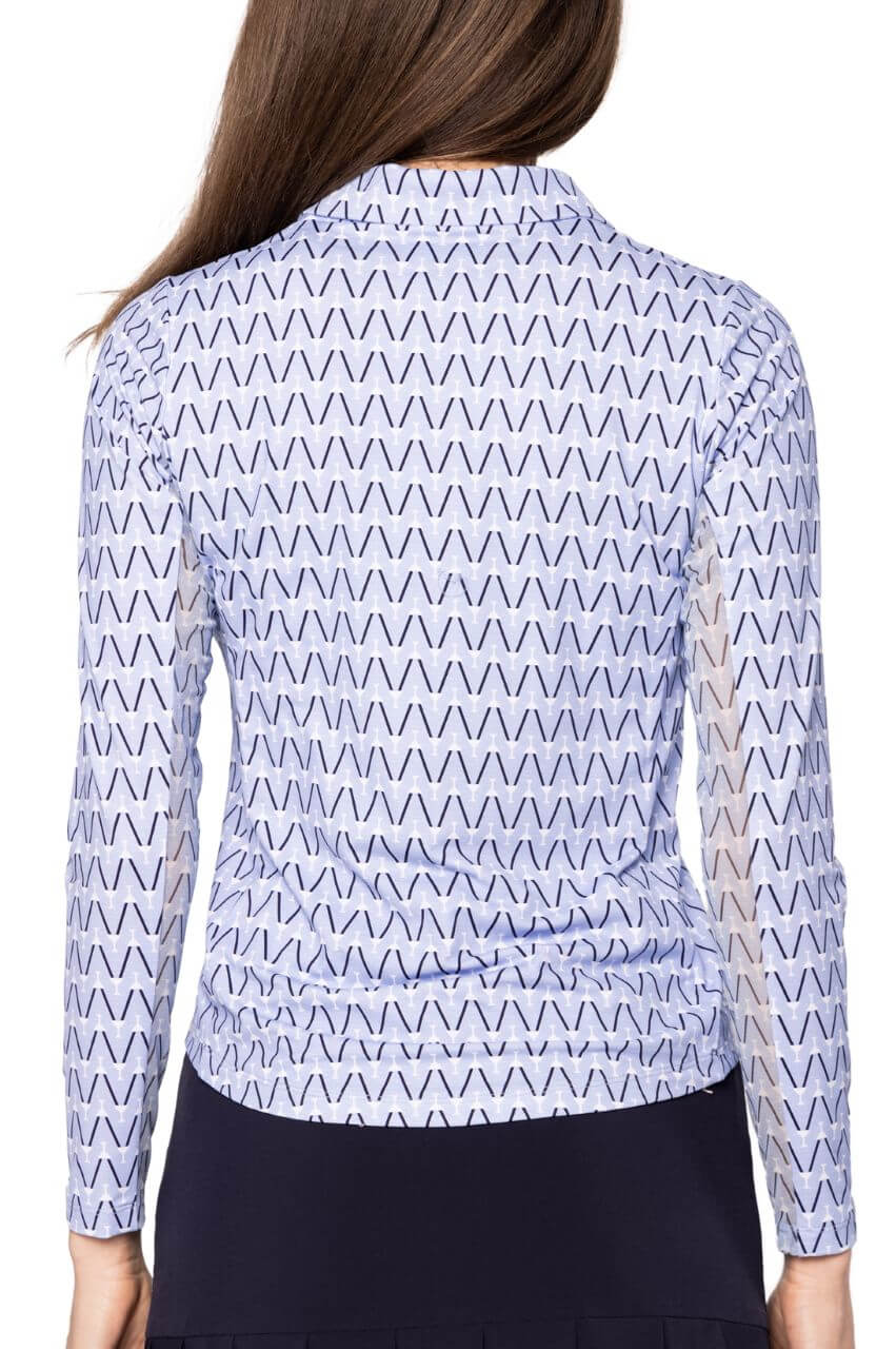 Nauti and Nice Long Sleeve Cool Girl Polo