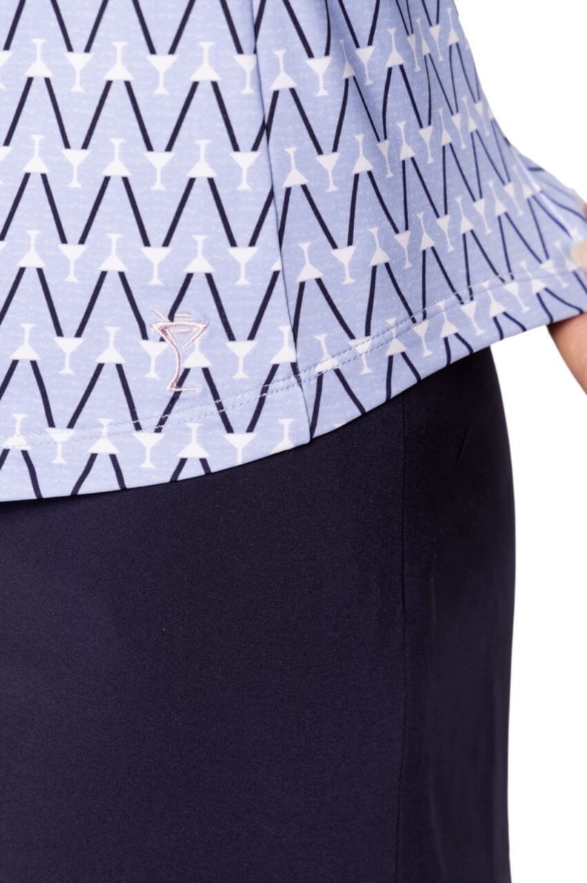 Nauti and Nice Long Sleeve Cool Girl Polo