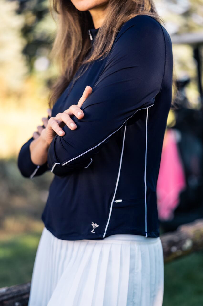 Navy Cool Girl Pullover | Bearpath