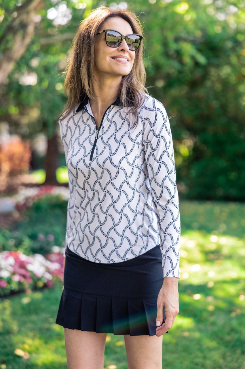 Simply Elegant Long Sleeve Cool Girl Polo