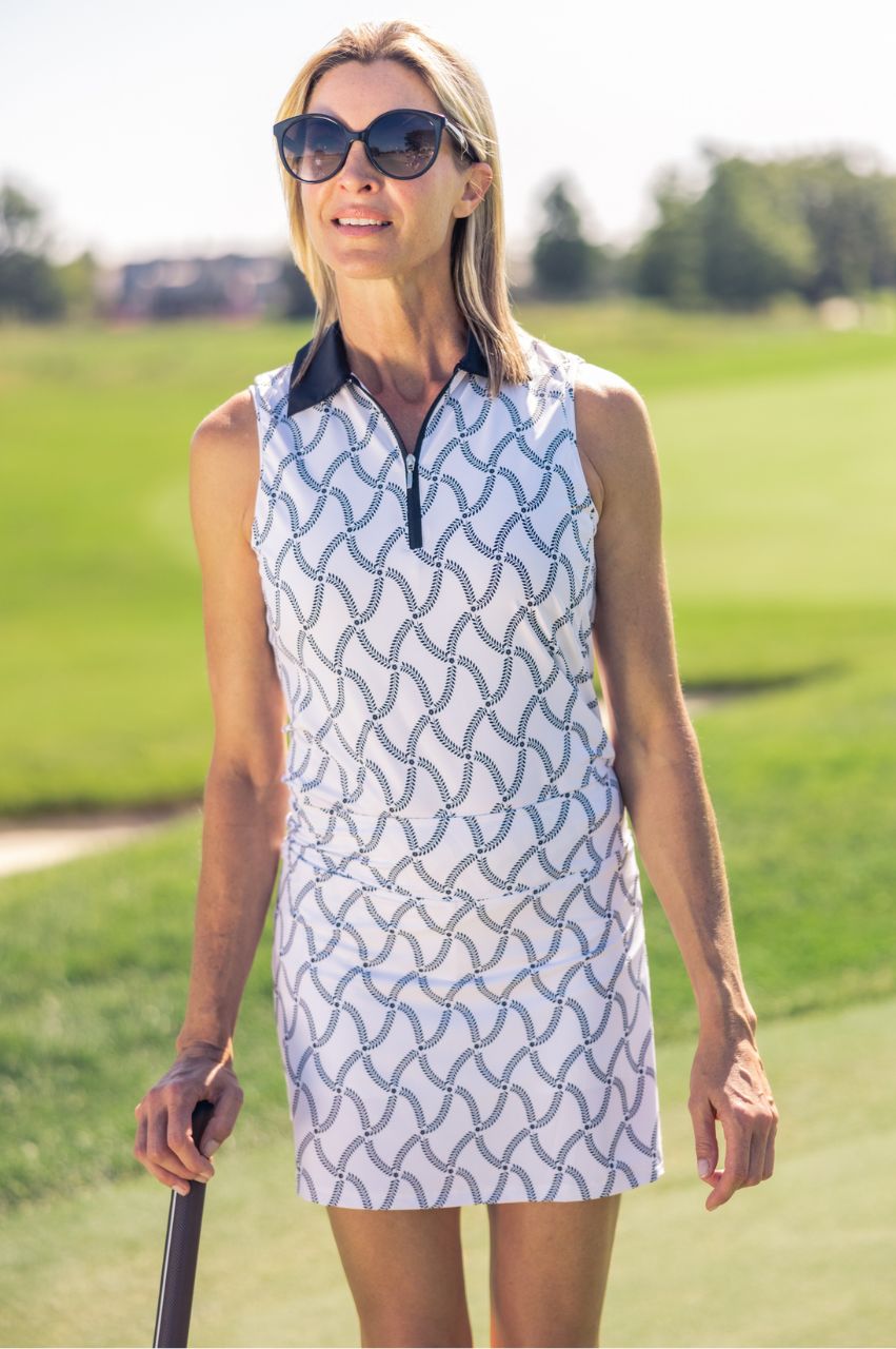 Simply Elegant Sleeveless Cool Girl Polo