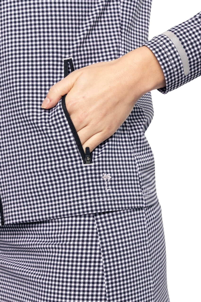 Black/White Check Be An Athlete Jacket