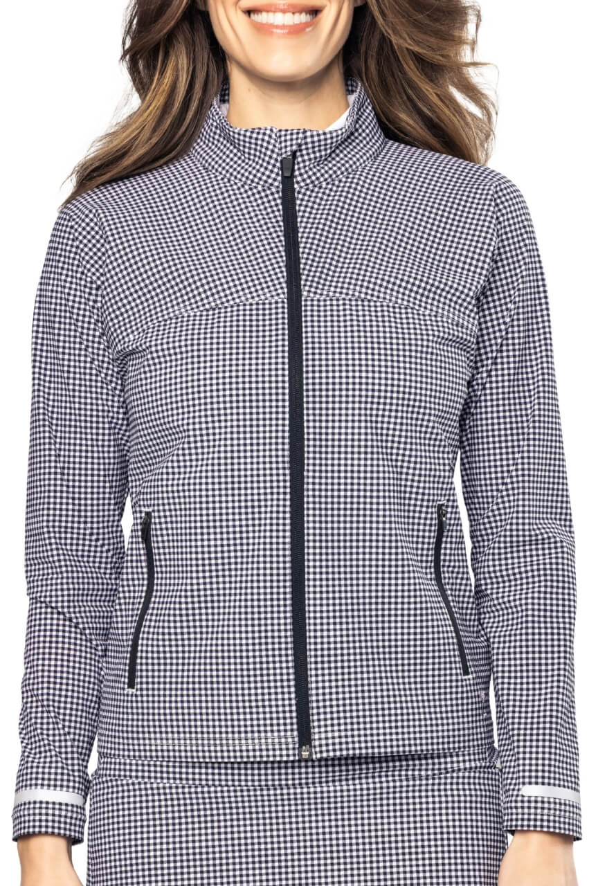 Black/White Check Be An Athlete Jacket