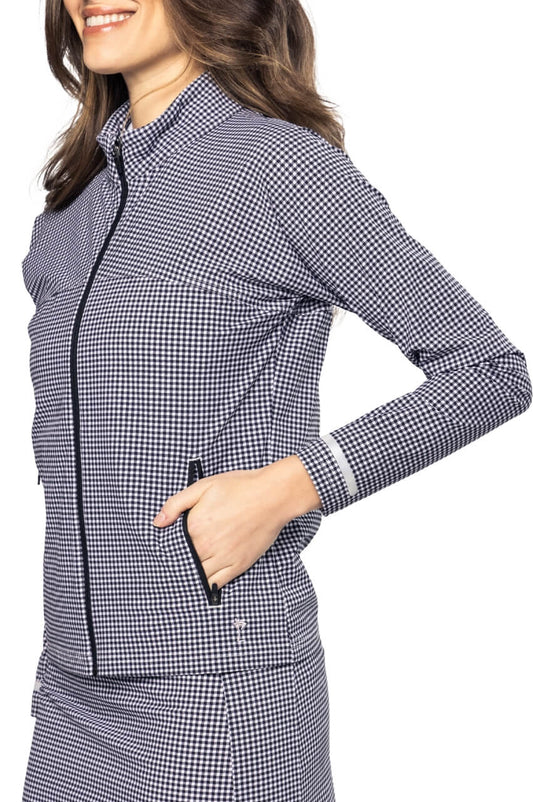 Black/White Check Be An Athlete Jacket