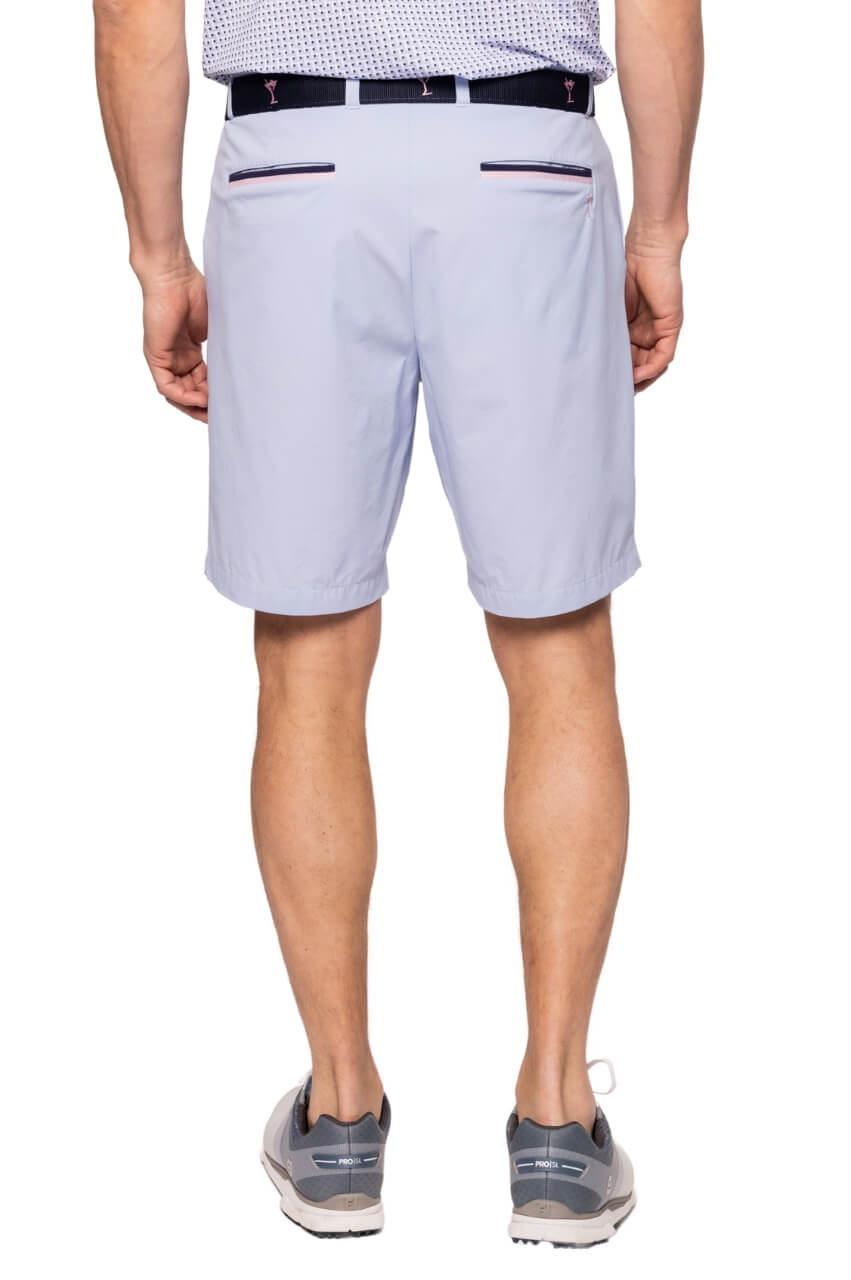 Men's Seersucker Blue Be An Athlete Short - GolftiniMen's Shorts