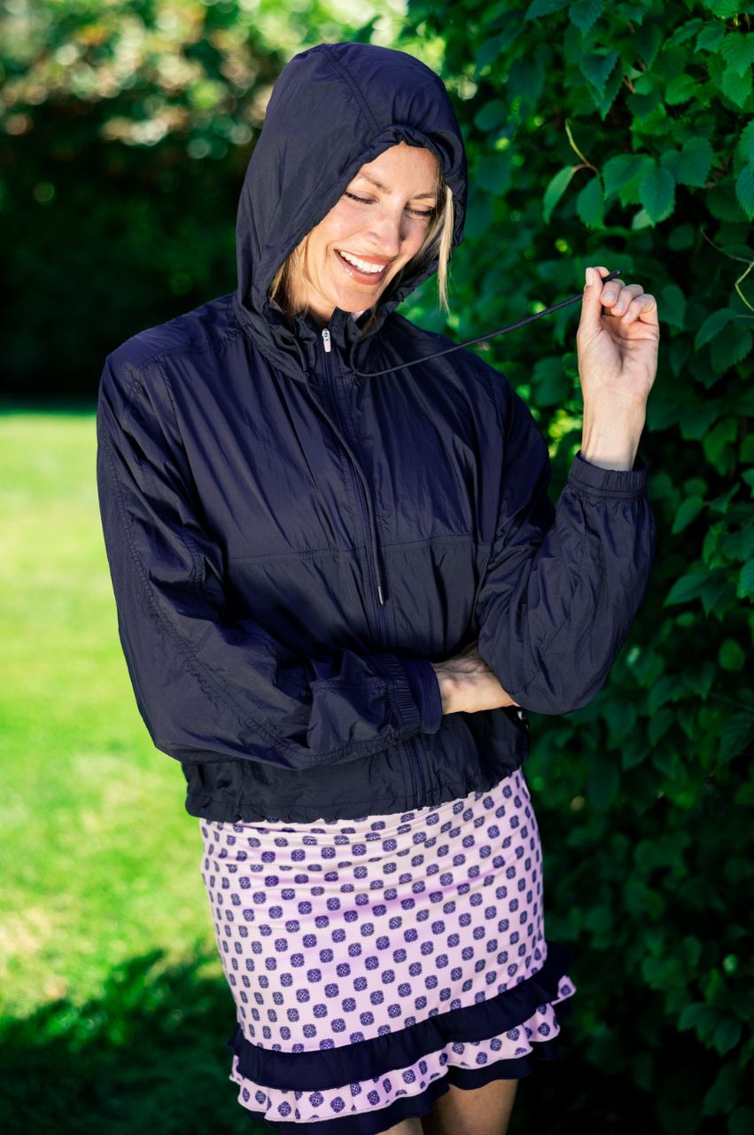 Navy Featherweight Jacket - GolftiniTops